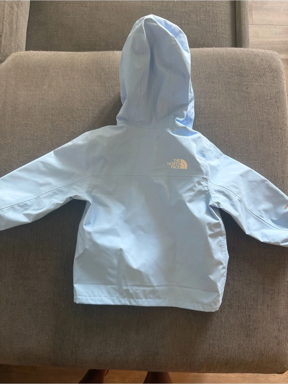 The North Face Pale Blue Kids Hooded Rain Jacket 6-12 months